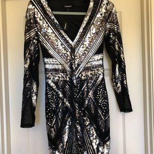 Express sequin party dress